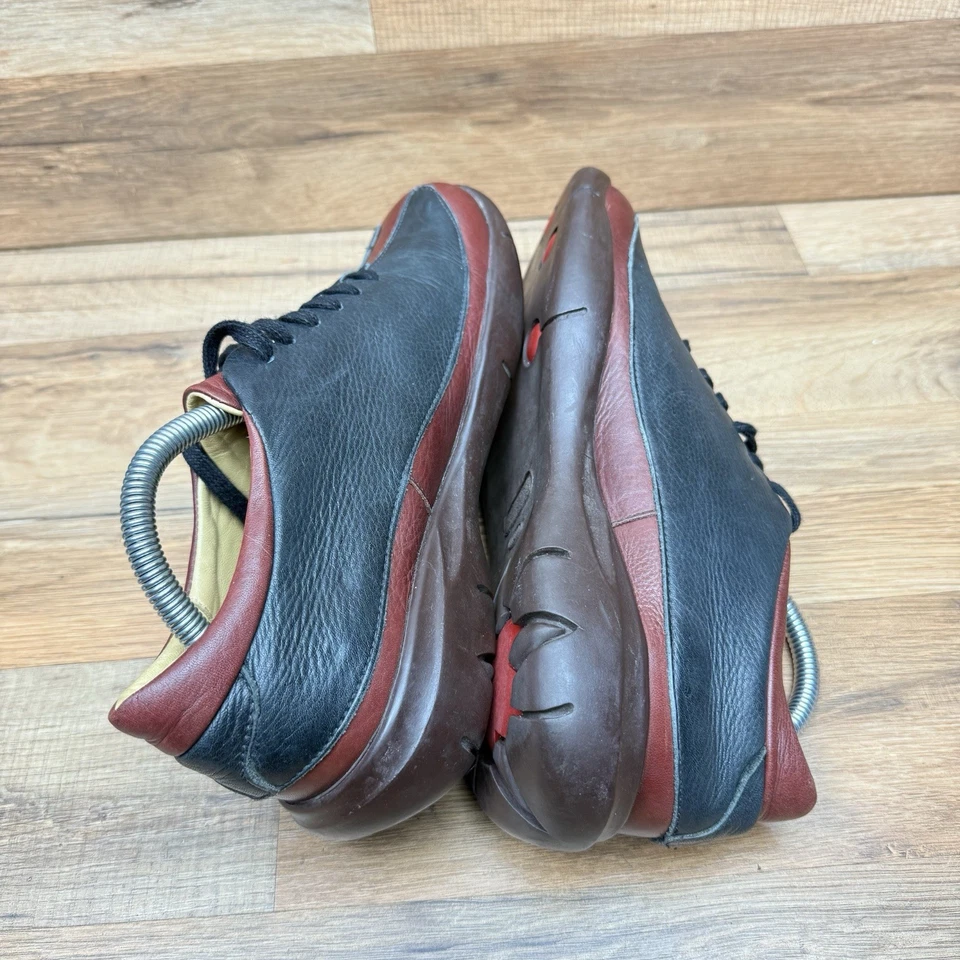 Винтажный Giraudon Sport мужчин размер 8 Нью-Йорк туфли многоцветный кожаные кроссовки - Изображение 4 из 4