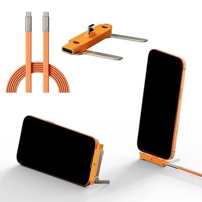 240W Fast Charging 360° Rotating Invisible StandDetachable Charg Cable 