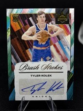 2024-25 TYLER KOLEK 58/99 AUTO PANINI COURT KINGS BRUSH STROKES RC AUTOGRAPHS
