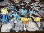 1999 Original Pokemon Tomy Mini Figures In Nice Condition Lot Of 8