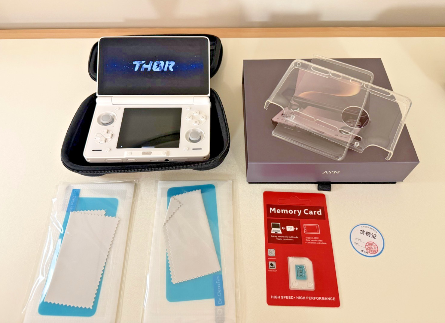 AYN Thor Pro Handheld System 12GB RAM 256GB Storage White BUNDLE (Batch 1 Order)