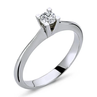 0,24 Carat Diamant Meisterwerk 14 Karat Weißgold - Bild 1 von 3
