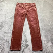 Pilcro and the Letterpress Corduroy Straight Leg Pants Womens 27 Fits 29" Boho
