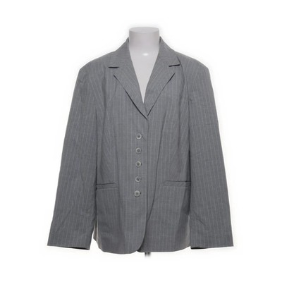 Fabiani, Blazer, Größe: 46, Grau, Elasthan/Polyester/Viskose, Nadelstreifen #fn0