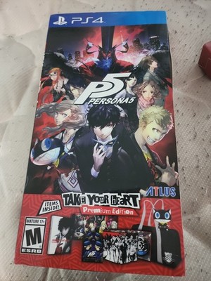 Persona 5: Take Your Heart Premium Edition (SONY PlayStation 4, 2017)
