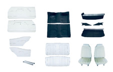 1971 - 1972 Chevelle Assembled Bucket Seat Interior Kit Automatic White 1971 - 1972 Chevelle Assembled Bucket Seat Interior Kit Automatic White