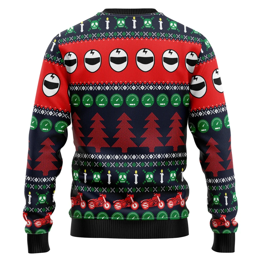 Motorbike Braaap - 3D Print Ugly Sweatshirt