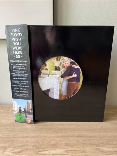 PINK FLOYD - WISH YOU WERE HERE - DELUXE ED.  4 CLEAR LPS + CDS - 2025 - EX