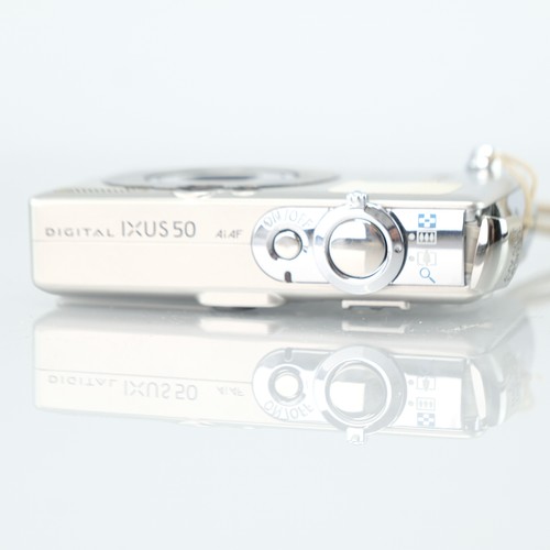 Canon IXUS 50 Digital Compact Camera 5.0MP Silver CCD Sensor Vintage Digicam - Picture 7 of 9
