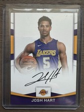 panini Josh Hart the next day autograph rc rookie Knicks on card
