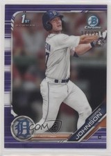 2019 Bowman Draft Chrome Purple Refractor 171/250 Cooper Johnson #BDC-200 s3g