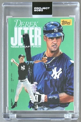 TOPPS PROJECT 2020 #381 DEREK JETER by Jacob Rochester 1993 YANKEES * FREE SHIP