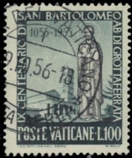 CIUDAD DEL VATICANO 202 - Muerte de San Bartolomé 900 Aniversario (pb12388)