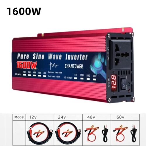Inverter a onda sinusoidale pura 12V 220V 24V 110V 2000W 3000W 4000W 5000W - Foto 10 di 14