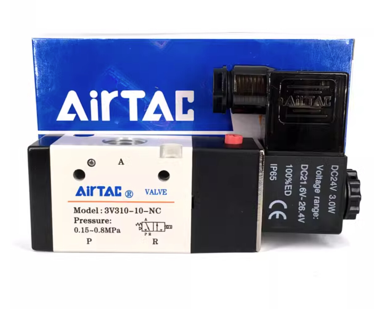 Électrovanne (Valve Solénoïde) AIRTAC 4V130C-06 - Tension DC 12V/24V Ou AC 110V/220V