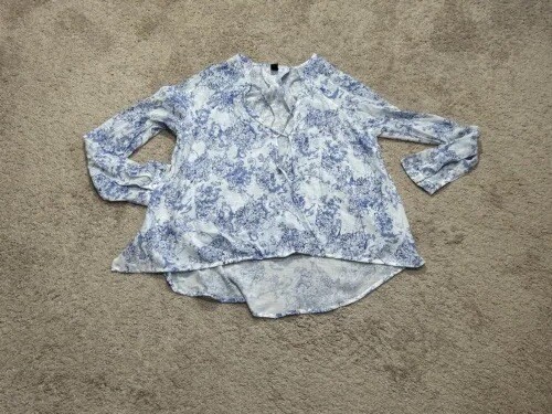 Windsor Womens Shirt Size Medium Multicolor Floral Print Lightweight Strappy