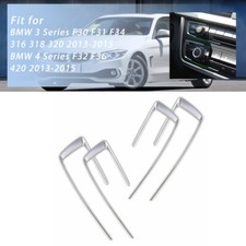 Chrom 4x Innen Mittelkonsole Armaturenbrett Verkleidung F�r BMW F30 F32 F34 420