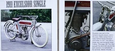 Excelsior Motorcycle Bike Picture Out of Print Article Sheet Wall Art Decor