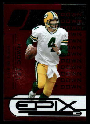 2005 Zenith #E-3 Brett Favre EPIX ORANGE /1000