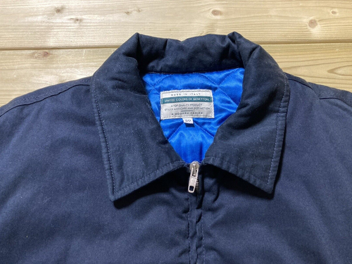United Colors of Benetton Formula 1 Ford Cotton Vtg Jacket Size 50 Made In Italy - Picture 5 of 22
