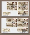 GB 2025 - Valour & Victory Collector / Smilers  Sheet FDC's (2) - GS173/LS171