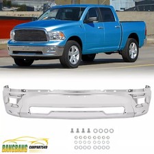 Chrome Black New Steel Front Bumper Face Bar For Dodge Ram 1500 2009-2012
