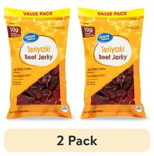 Teriyaki Beef Jerky Value Pack, 10 oz - Ideal for Snacking & Sharing NEW