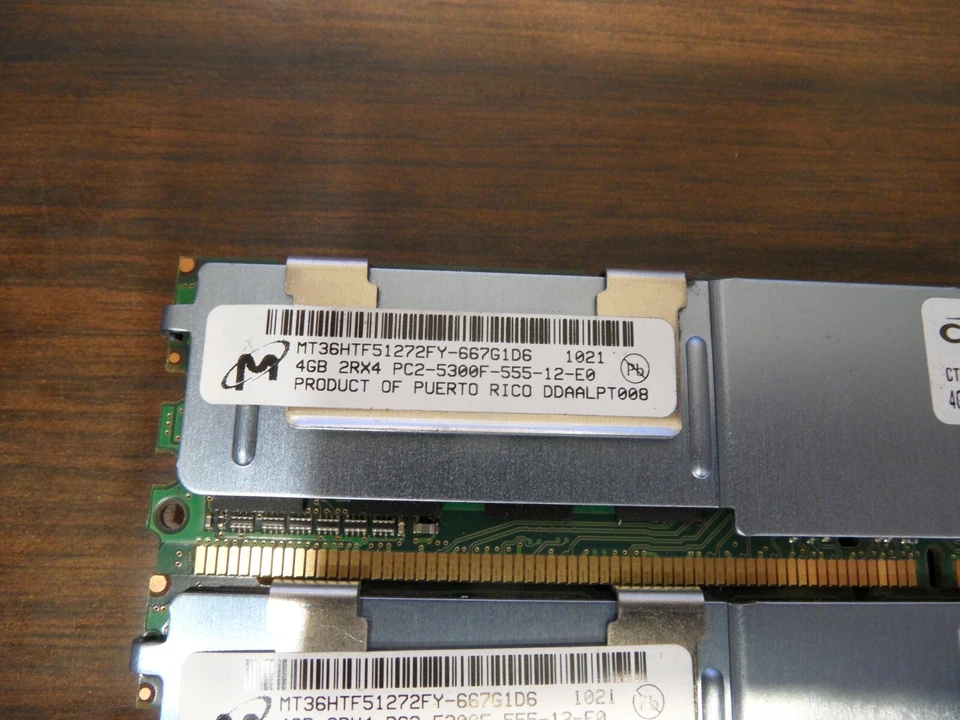 24 GB Memory Kit Crucial CT51272AF667.36FG1D6 Plus 2X 2GB See Pictures - Image 2 of 4