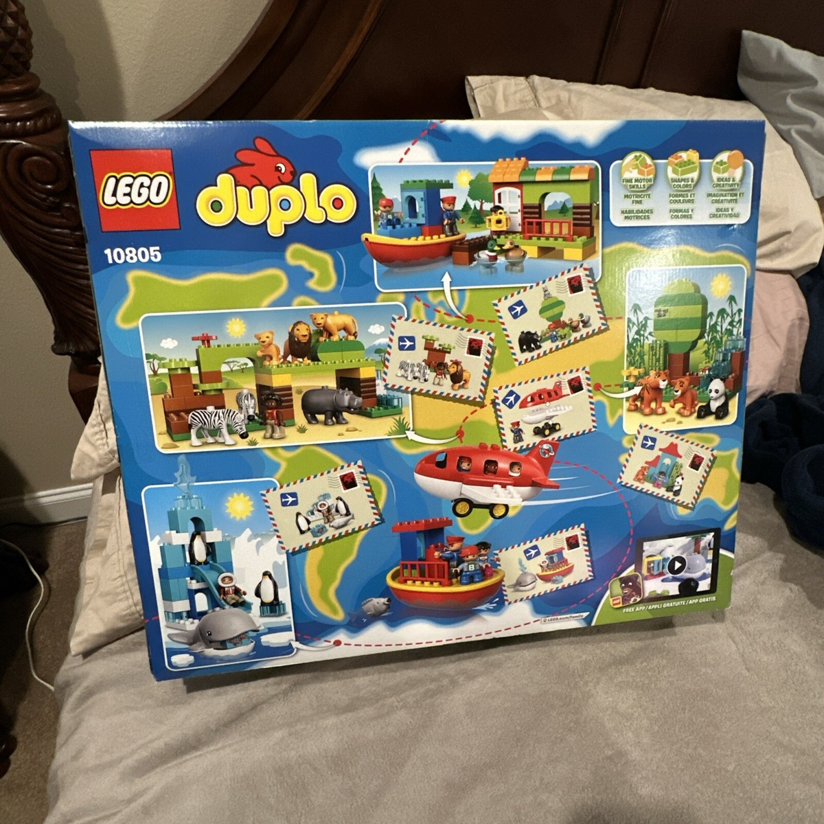 Lego Duplo 10805 Around The World Animal Panda Duck Lion Tiger Whale  Zebra