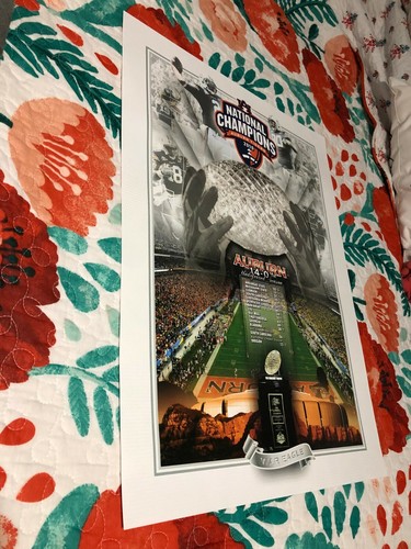 2010 AUBURN TIGERS NATIONAL CHAMPIONSHIP POSTER (NEW) - Picture 6 of 7