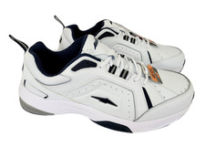 Avia Men's Leather Walking Shoes 4E Extra Wide Memory Foam Lace-up Lightweight