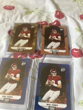 Mac Jones Super Glow Rookie Card #60 like right out of package hi quality nice