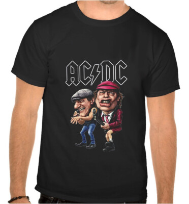 AC-DC AC DC Rock Music Logo schwarz T-Shirt -1067