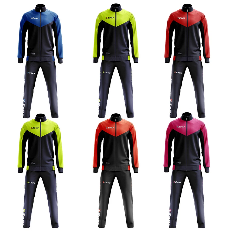 Zeus Tuta Ulysse Herren Fitness Sport Team Fußball Trainingsanzug Anzug neu