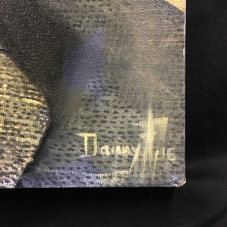 Contemporary English School Oil On Canvas Portrait Painting. Signed. eBay