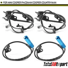 4x ABS Wheel Speed Sensor for Mini Cooper Paceman Cooper Countryman Front & Rear