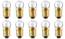 Box of 10 #1446 Lamp Bulb Lightbulb 12V 2.4W 0.2A E10
