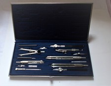 Boîte à compas d'architecte. RICHTER, comme neuve