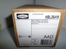 🔥NEW IN BOX⭐ HUBBELL HBL26419 "Hubbellock" Plug 60-Amp 60A 600V 3P4W 26419