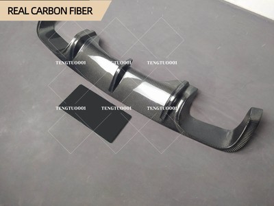 Fit 2010-13 For BMW E70 X5M V Style Carbon Fiber Rear Bumper Parts Diffuser Lip