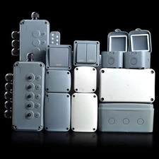 Outdoor Junction Box Plastic Waterproof Dustproof Electrical Project Enclosure