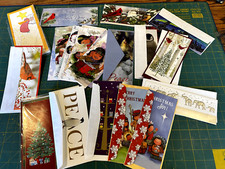 Mixed Lot of 20 Christmas Holiday Cards Unused  Envelopes Multiple Designs 8