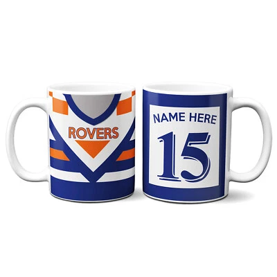 Personalised Featherstone Rovers Mug Rugby League Cup Fathers Day Gift RSM20