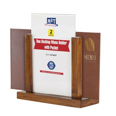 8x11 clear stack menu holder 8x11 clear stack menu holder