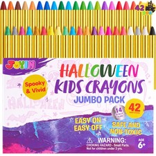 Halloween Face Paint Crayon Set 42 Pcs Halloween Costume Body Paint Stencils Par