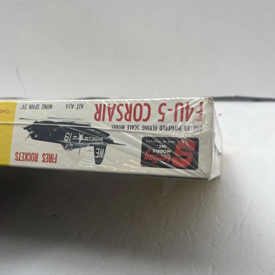 New Factory Sealed F4U-5 Corsair Balsa Wood Model Kit A14 Sterling Models Inc. - Image 4 of 4