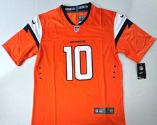 Bo Nix #10  Broncos Orange Stitched Men's Jerseys