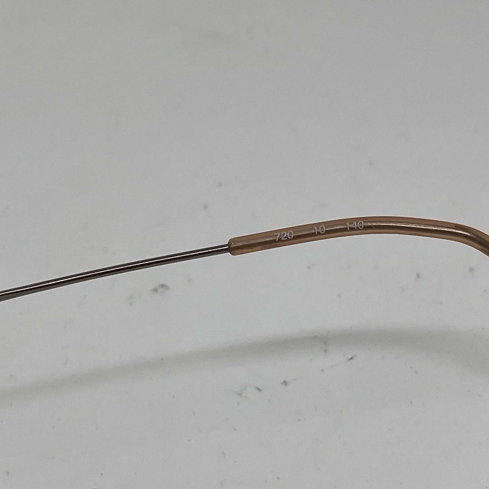 MARCHON AIRLOCK 2 720 10 140mm BROWN RIMLESS EYEGLASSES C831