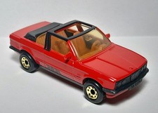 Vintage Matchbox Superfast #39 BMW 323i Cabriolet in Red w/Gold Wheels - XLNT