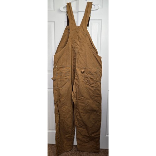 Carhartt Herren Latzhose R01 braun Double Knee - Größe 48 x 32 - Bild 5 von 5